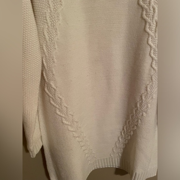 Winter White Eliza J Turtleneck Sweater Dress - XL - Picture 5 of 8